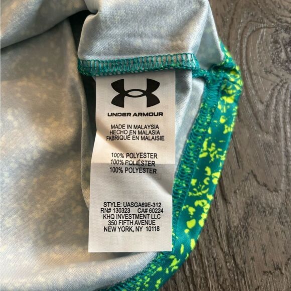 Under Armour Green and Yellow Graphic T-Shirt - Picture 4 of 5